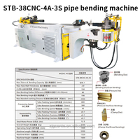 Máquina dobladora de tubos cuadrados redondos de escape automático, máquina dobladora de tubos de mandril CNC, 2 uds.