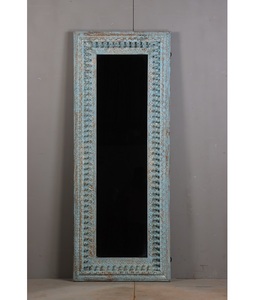 Wooden Wall <b>Mirror</b> with Vintage Style Detailing Strong Solid Wood Construction and Timeless Decorative Design for Modern - Product Image 1