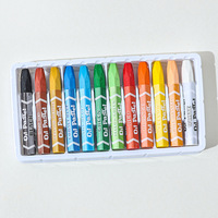 Pastels à l'huile Bonvada 48 couleurs lavables hexagonaux non toxiques emballage papier 11,8 cm emballage OEM logo personnalisé fourniture d'usine