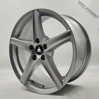 Rueda Deportiva Forjada de Alta Calidad, 5 Radios, Aleación, ET Personalizado para Honda Civic, Toyota Corolla, SAAB 93 95, Subaru WRX, Ford Mustang