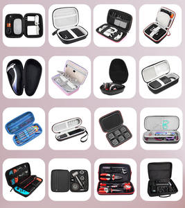 Estuche protector para <span class=keywords><strong>Omron</strong></span> Evolv-Bolsa de transporte EVA para monitor de presión arterial y accesorios-Solo estuche - Product Image 6