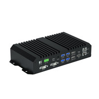 Papan Tertanam Metal Body Rockchip RK3588 Octa Core 8K Industrial Android Digital Signage AI Edge Computing Box