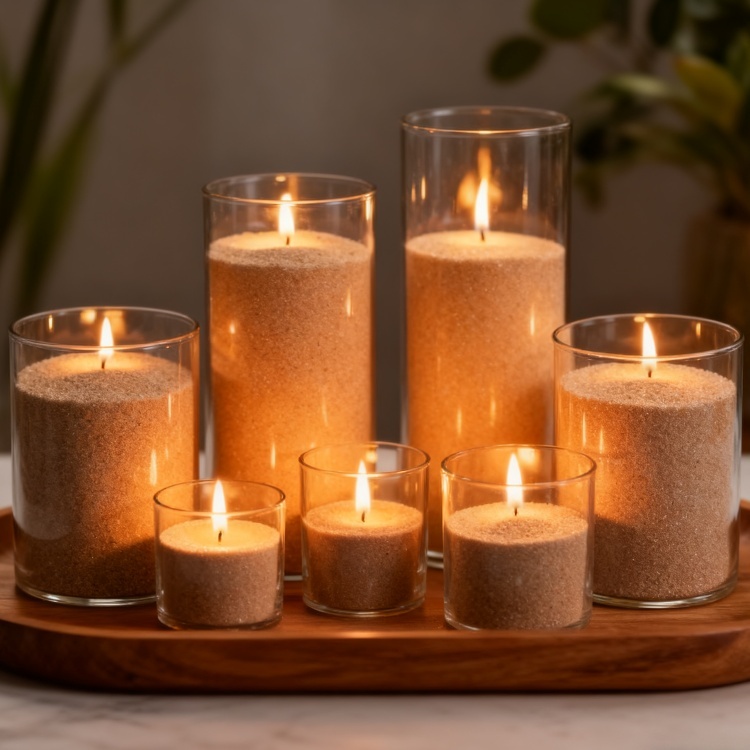 Luxury Candle Slice Matchstick Gift Set