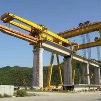 Système de pontage mobile pour la construction de ponts, Lanceur de poutres, Moteur, Engrenage, Levage de poutres de pont en béton