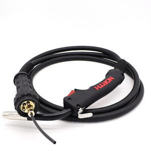 Torche de soudage NORTH BM15AK MIG/MAG <span class=keywords><strong>CO2</strong></span> refroidie par air, plaquée cuivre, double interrupteur, col de cygne, 60A, câble de 3-5m, soudage automobile - Product Image 3