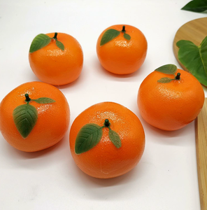 <span class=keywords><strong>Naranja</strong></span> de Alta Simulación <span class=keywords><strong>con</strong></span> <span class=keywords><strong>Hojas</strong></span>, Modelo de Decoración de Frutas de Espuma Realista, Adorno de Moda para el Hogar, Accesorio de Fotografía - Product Image 3