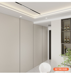 Profilé LED en aluminium, Rongmeisi, lampe linéaire décorative moderne à double paupière, encastrable dans le profilé LED en aluminium - Product Image 3