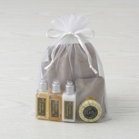 Kit d'articles de toilette jetables haut de gamme pour hôtels, ensemble complet d'articles de toilette pour hôtels de luxe