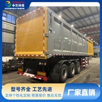 Camion compacteur de déchets à compression pour semi-remorque de 47 m², diesel, garantie 1 an