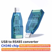 Compatibilidad V2.0 Estándar A Módulo de placa de conector Industrial USB a RS485 Convertidor Protección de actualización Convertidor RS232