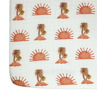 100% respirant coton bébé drap de lit Super doux lavable en Machine mousseline ajusté berceau drap sec pour bébé