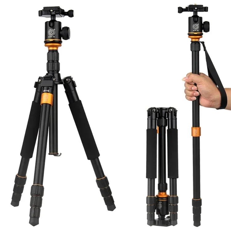 Wholesale tripod stand selfie stick hunting monopod extend pole blotof kit with monopod for dslr camera photo video