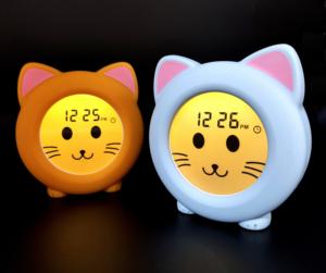 Usine en gros BL13C sommeil formateur horloge, produits pour bébés réveiller la veilleuse avec horloge alarme soleil et lune veilleuse. - Product Image 4