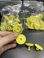 Étiquette RFID ISO personnalisée YINSHOU en époxy/acrylique/PVC, 860-960 MHz, étanche, puce NFC UHF, code QR, carte de membre, étiquette d'oreille pour animaux