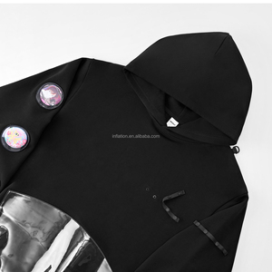 Quickshow thời trang dạo phố Anime itasha hoodie <span class=keywords><strong>comicon</strong></span> Anime EXPO DIY huy chương con số hiển thị Túi Đồng bằng Anime Hoodies - Product Image 5