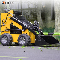 Mini-chargeuse hydraulique HRC500 avec moteur à essence, boîte de vitesses, pompe, garantie d'un an