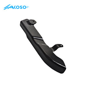 AKOSO 100% 3K 3*3 <span class=keywords><strong>accessoires</strong></span> de moto en Fiber de carbone couvercle de chaîne pour Speed Twin <span class=keywords><strong>Thruxton</strong></span> 2020 + - Product Image 5