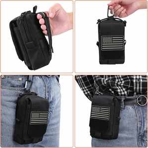 Bolsa Táctica Molle, Bolsa de Utilidad EDC para Exteriores, Riñonera Impermeable de Nailon 1000D para Senderismo y Camping - Product Image 4