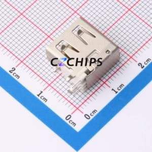 XBDF-0524-09 USB Connector Through hole Component (THT) Connector Type-A USB 2.0 Female Side Insert - Product Image 2