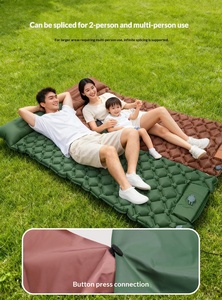 <span class=keywords><strong>Matelas</strong></span> <span class=keywords><strong>de</strong></span> camping <span class=keywords><strong>gonflable</strong></span> double moderne <span class=keywords><strong>pour</strong></span> l'extérieur avec pompe à pied <span class=keywords><strong>pour</strong></span> les couples et les familles - Product Image 6
