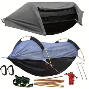 <span class=keywords><strong>Hamac</strong></span> durable, portable et léger avec moustiquaire et housse de <span class=keywords><strong>pluie</strong></span>, en tissu, trois en un, pour le camping et la <span class=keywords><strong>randonnée</strong></span> - Product Image 6