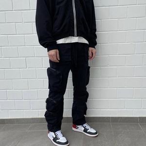 Pantalones Cargo de Alta Calidad con Seis Bolsillos Laterales para Hombre, Estilo Urbano - Product Image 4