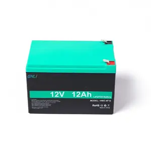 딥 사이클 12V 12Ah 충전식 리튬 이온 (Lifepo4) 배터리 6Ah 8Ah 9Ah BMS 납산 배터리 교체