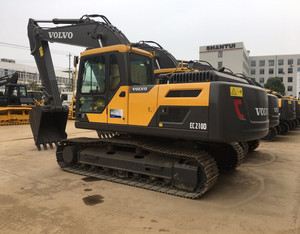 Pelleteuse sur chenilles Volvo EC210 d'occasion de bonne qualité Equipement de terrassement 5 tonnes Poids opérationnel Caterpillar Make Cat Engine Kyb Sale - Product Image 1