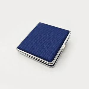 Étui à cigarettes 20S PU en métal Couleur Motif assorti - Product Image 4