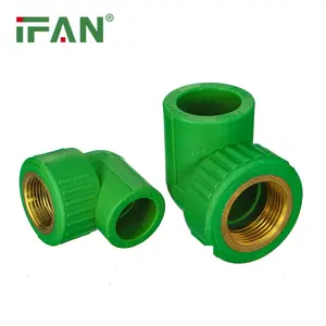 IFAN Giá Nhà Máy Bán Buôn Phụ Kiện Đường Ống PPR 20-110Mm Khớp Nối Ren Cái Để Cấp Nước Nóng Khuỷu Nối PPR