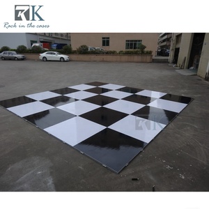 Paneles de Pista de Baile Portátiles Móviles Blancos y Negros, Pista de Baile Encajable - Product Image 4