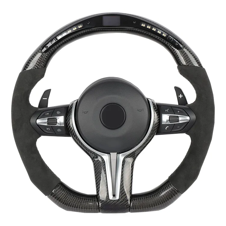 Custom LED carbon fiber steering wheel for M2 m3 m4 m5 f10 f20 f22 f30 F32 F36 F40 F90 E90 E70 for bmw f10 steering wheel