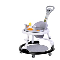 Marche-bébé multifonctionnel avec fonction anti-chute et anti-basculement - Poussette pliable en forme de U
