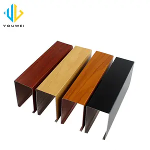 आधुनिक डिजाइन एल्यूमीनियम वर्ग ट्यूब लाइन कलाकार छत होटल वाटरप्रूफ साउंडप्रूफ फायरप्रूफ आग गर्मी इन्सुलेशन ब्रश फिनिश - Product Image 1