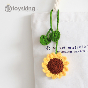 ToysKing fábrica personalizada lindo <span class=keywords><strong>Amigurumi</strong></span> hecho a mano girasol ganchillo decoración pedante <span class=keywords><strong>libro</strong></span> marca para tienda - Product Image 2
