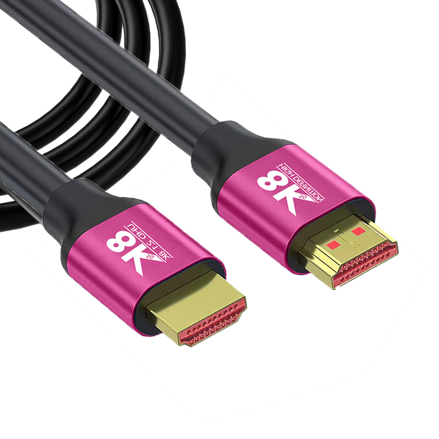 New Factory 4k120hz 8k60hz Hdmil Cable 48gbps Certified Ultra High Speed HDMI Cable Braided Cord 8k HDMI Cable