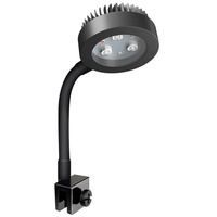 Lampe à clip LED en alliage d'aluminium pour aquarium, lumière corail douce à spectre complet, trois couleurs réglables, avec minuterie, petite taille, vente en gros