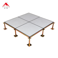 Système de plancher surélevé tout acier ESD 600x600mm ignifuge pour salle informatique