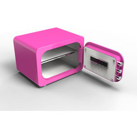 Onnais 28 boîte de rangement électronique de sécurité à domicile mot de passe petit coffre-fort combinaison numérique rose Mini coffre-fort