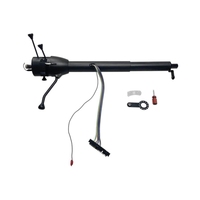 Columna de Dirección Manual Cromada/Negra/Natural de 35, 32, 30, 28 Pulgadas para Automóviles al por Mayor con Adaptador de Llave