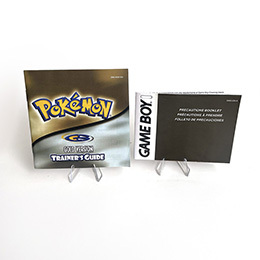 Manuale USA NOE FRA ESP <span class=keywords><strong>ITA</strong></span> POKE Crystal GOLD argento blu rosso giallo per Gbc - Product Image 2