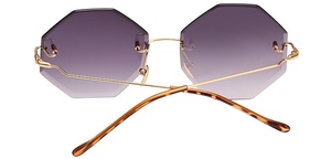2025 nouveau rétro <span class=keywords><strong>Amazon</strong></span> vente chaude nouvelle mode couleur marine sans cadre femmes dames mode Zigzag bras tendance <span class=keywords><strong>lunettes</strong></span> <span class=keywords><strong>de</strong></span> <span class=keywords><strong>soleil</strong></span> personnalisées - Product Image 3