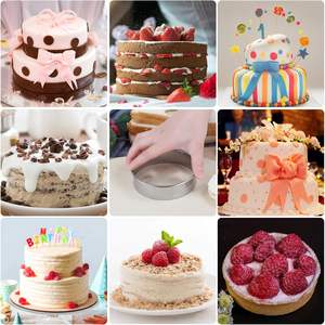 ชุดที่ตัดคุกกี้ทรงกลม11ชิ้น-สำหรับคุกกี้แป้งโดนัทแม่พิมพ์ฟองดองแม่พิมพ์ขนมปังเค้กแซนวิชเครื่องมือทำเค้กแบบกลม - Product Image 2