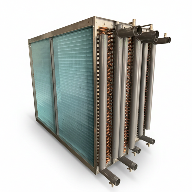 Professional Supplier of Copper Tube Fin Heat Exchangers for Industrial Evaporative Coolers High-Efficiency Design
