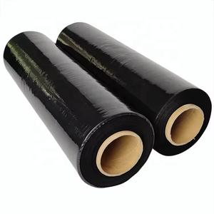 売れ筋ブラックPEストレッチラップフィルム耐久性プラスチック、幅50cm、長さ300m - Product Image 1