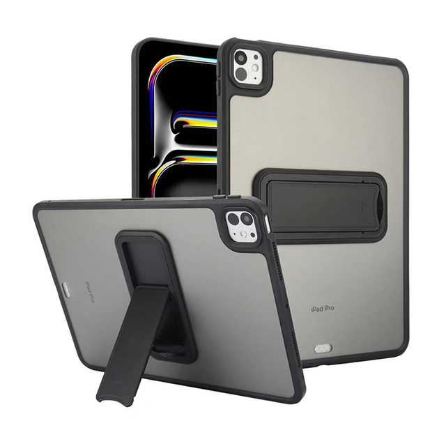 Heybingo Clear Transparent Anti-Drop TPU Protective Case for iPad Pro 11 Inch 2024 & 2025 Four Corner Airbag