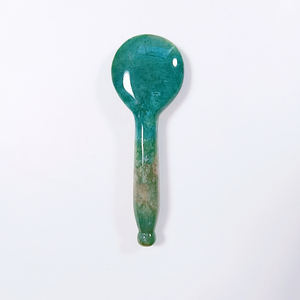 2025 Farbe gemischter Achat Halbe del stein Gesichts massage Meridian Schrott platte Fabrik verkauf - Product Image 5