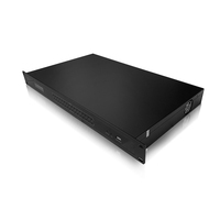 HUAIN 16*16 DSP Processeur Matriciel Audio Numérique Logiciel de Contrôle du Volume Interface RS232/RJ45 16x16 I/O Noir pour la Maison