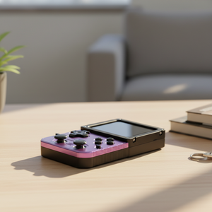 Consola de juegos portátil retro GAMINJA con resolución de 640*480, 3,5 pulgadas, batería recargable de 3000mAh, sistema Linux, consola de juegos portátil - Product Image 4