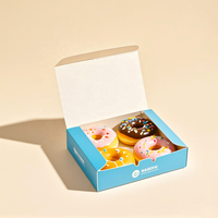 Cadeau de biscuit personnalisé de luxe emballage de papier d'emballage de biscuit alimentaire biscuit sucré
